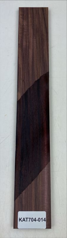 Fretboard Mexican Rosewood / Katalox 510x75x9mm Unique Piece #014